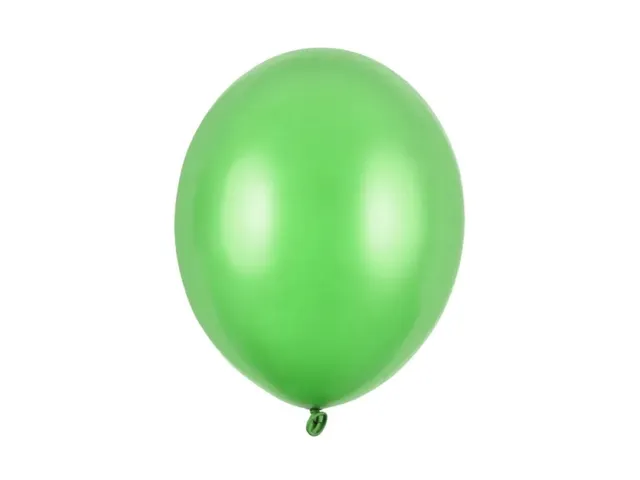 das-kost-mland-uni-metallic-luftballons-hellgr-n-50-stk-30cm image 1