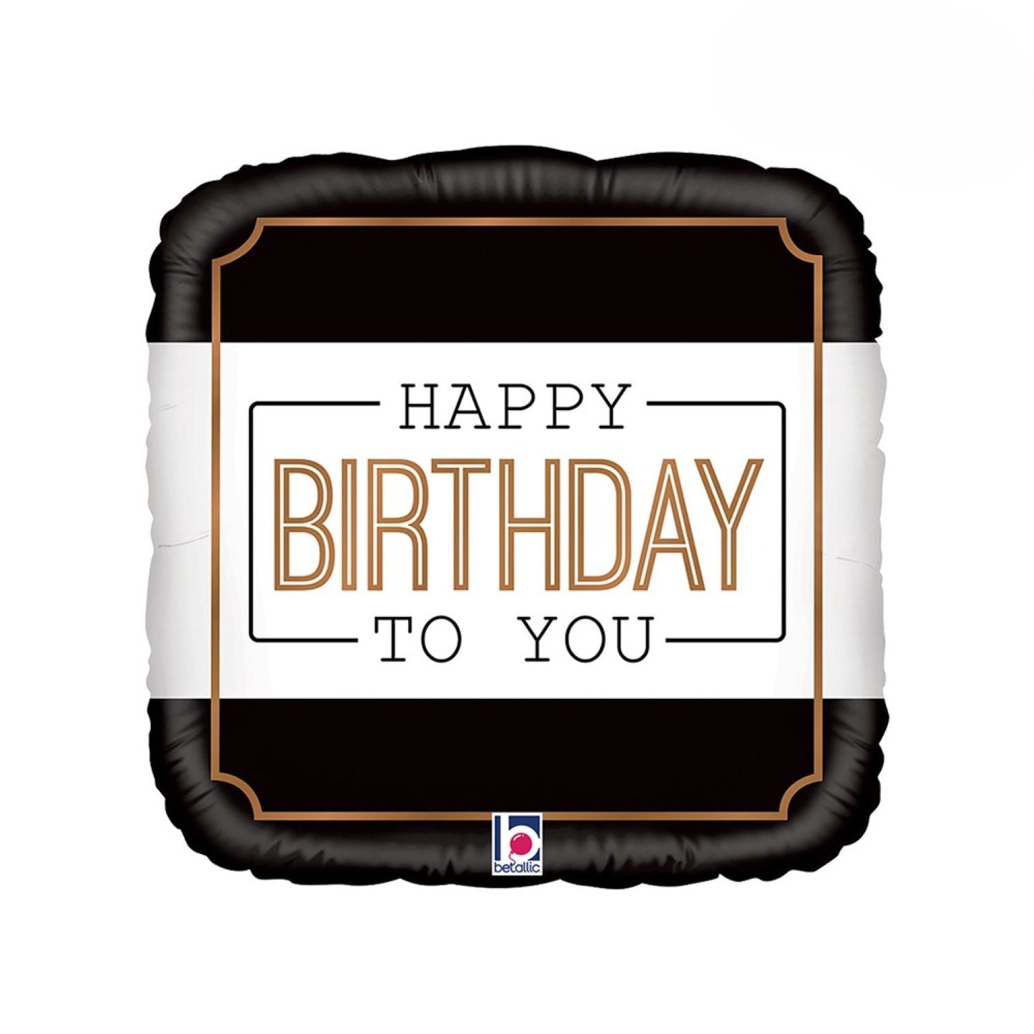 das-kost-mland-happy-birthday-folienballon-eckig-46-cm image 1
