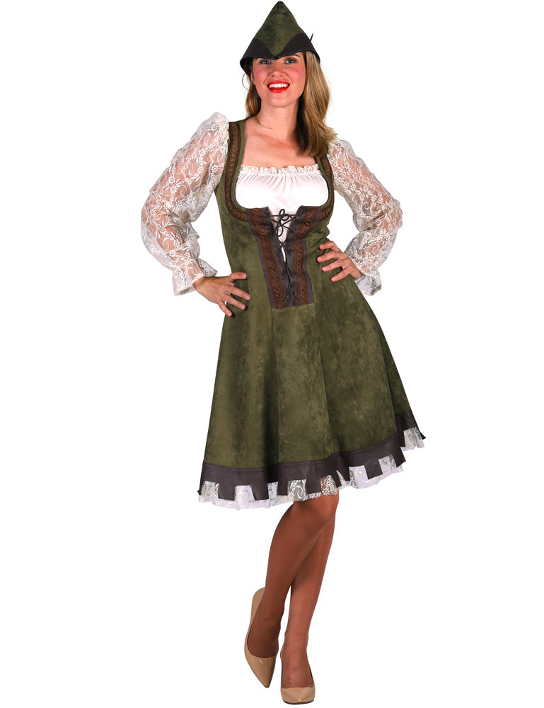 das-kost-mland-robin-hood-kost-m-damen-m-wildleder-kleid image 2