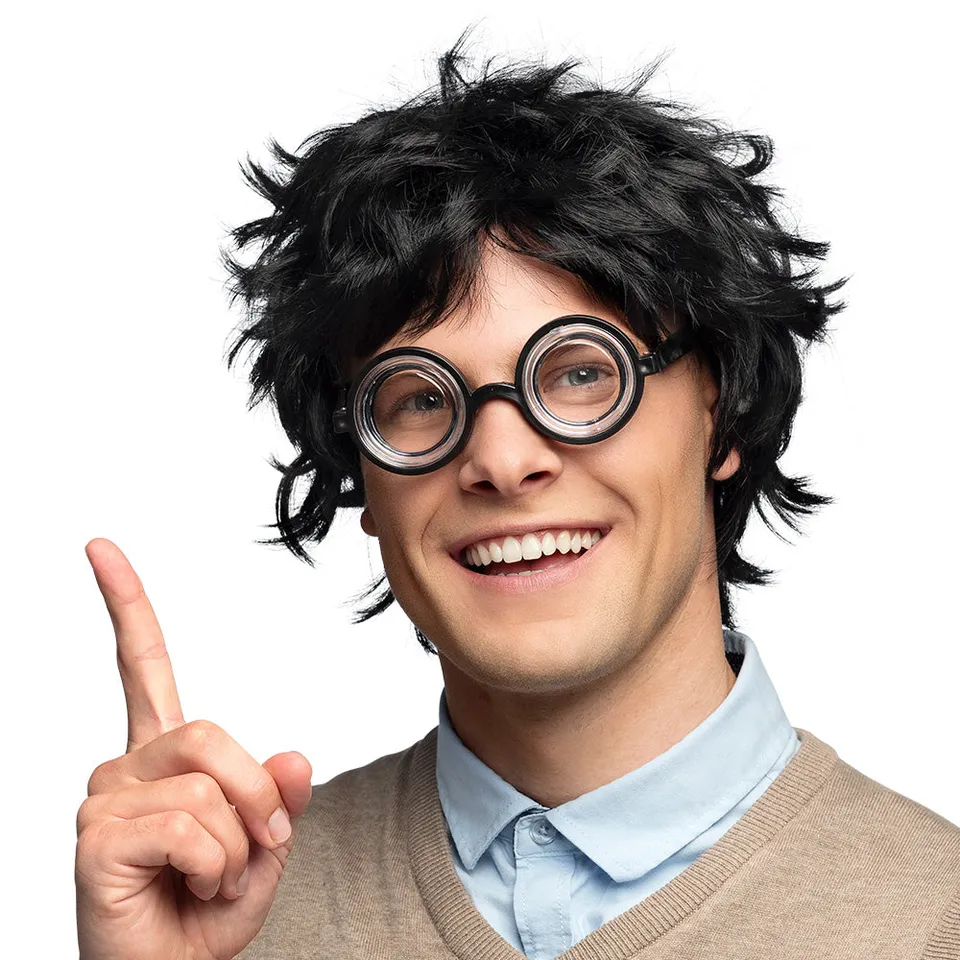das-kost-mland-nerd-streber-nickelbrille-rund image 1