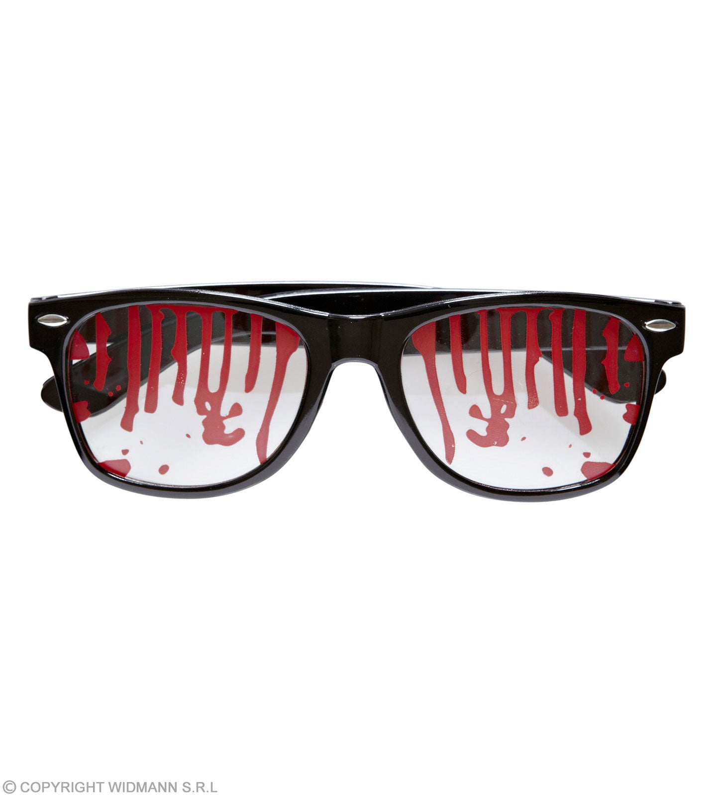 das-kost-mland-brille-blutbefleckt-schwarz-rot-accessoire image 1