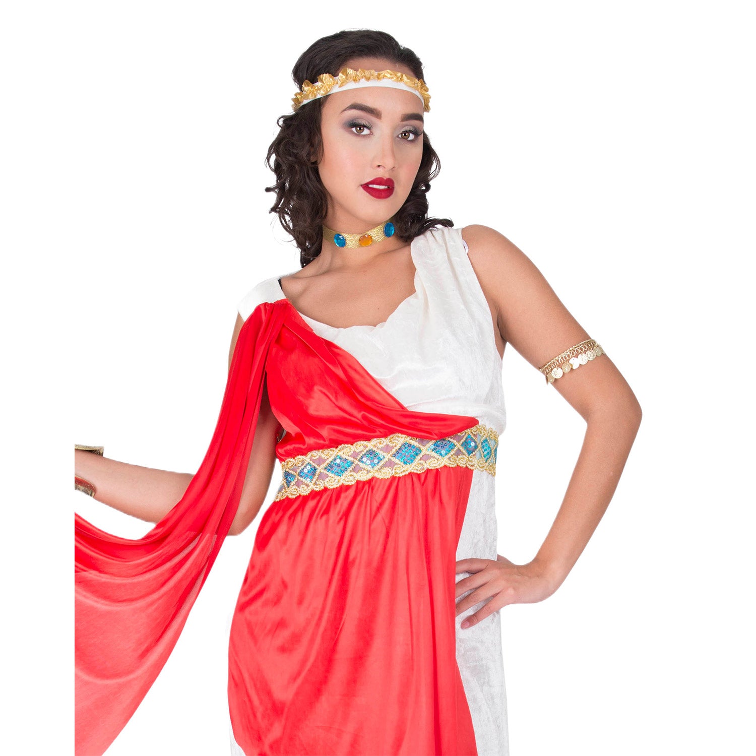 das-kost-mland-livia-adelige-r-merin-kost-m-damen-creme-rot image 5