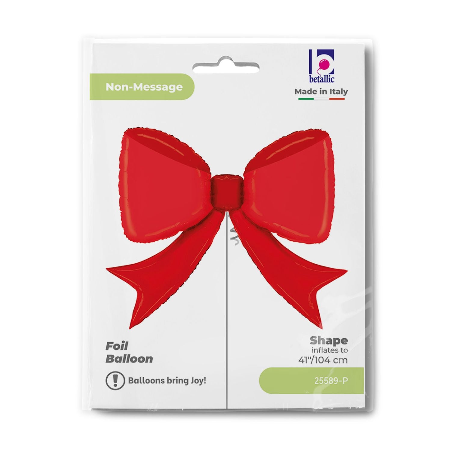 das-kost-mland-shape-folienballon-schleife-rot-104-cm image 2