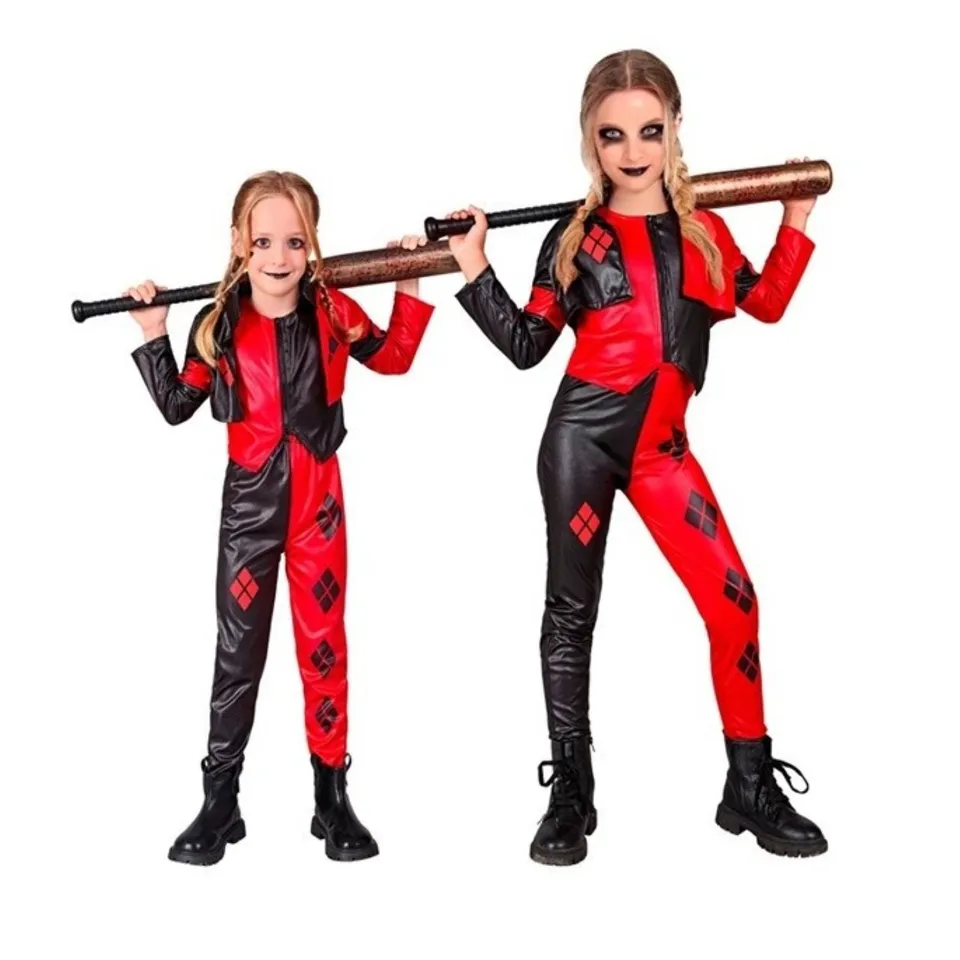 das-kost-mland-jungen-b-ser-harlekin-kost-m-schwarz-rot-128-3-teilig image 1