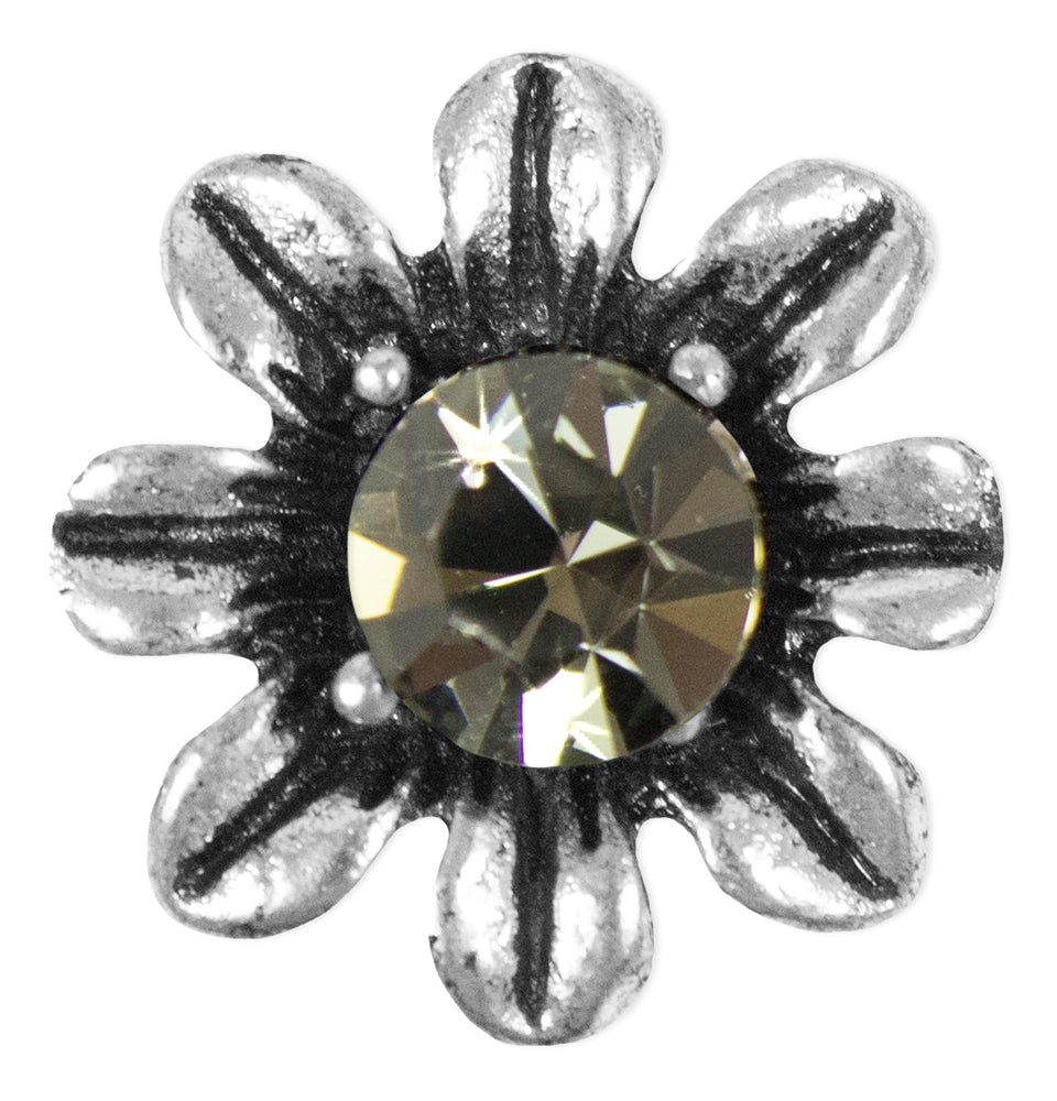 das-kost-mland-blumen-collier-mit-ohrh-ngern-black-diamond-halskette image 2