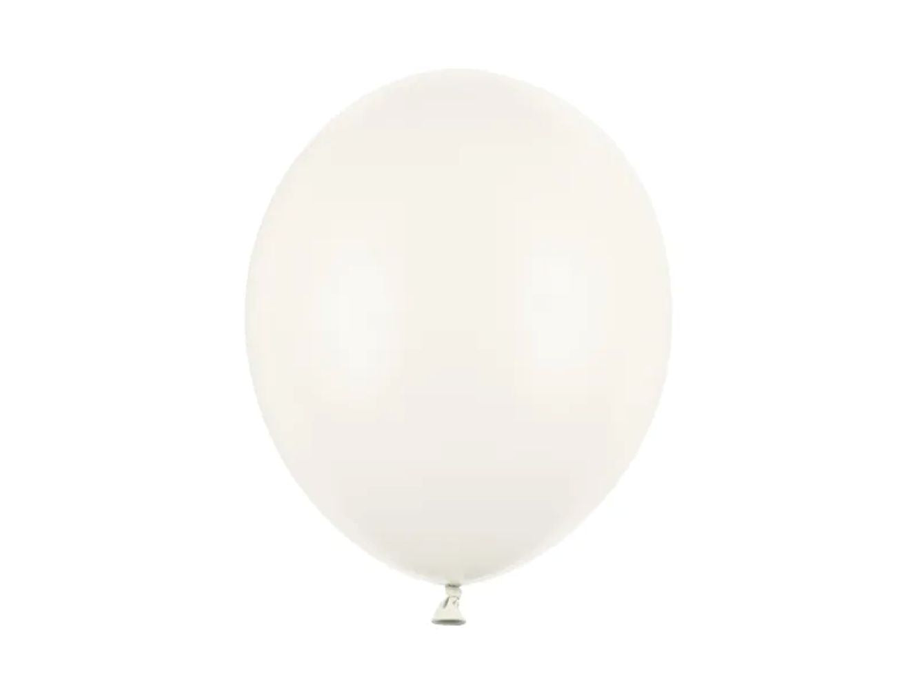 das-kost-mland-uni-pastell-luftballon-creme-wei-100-stk image 1