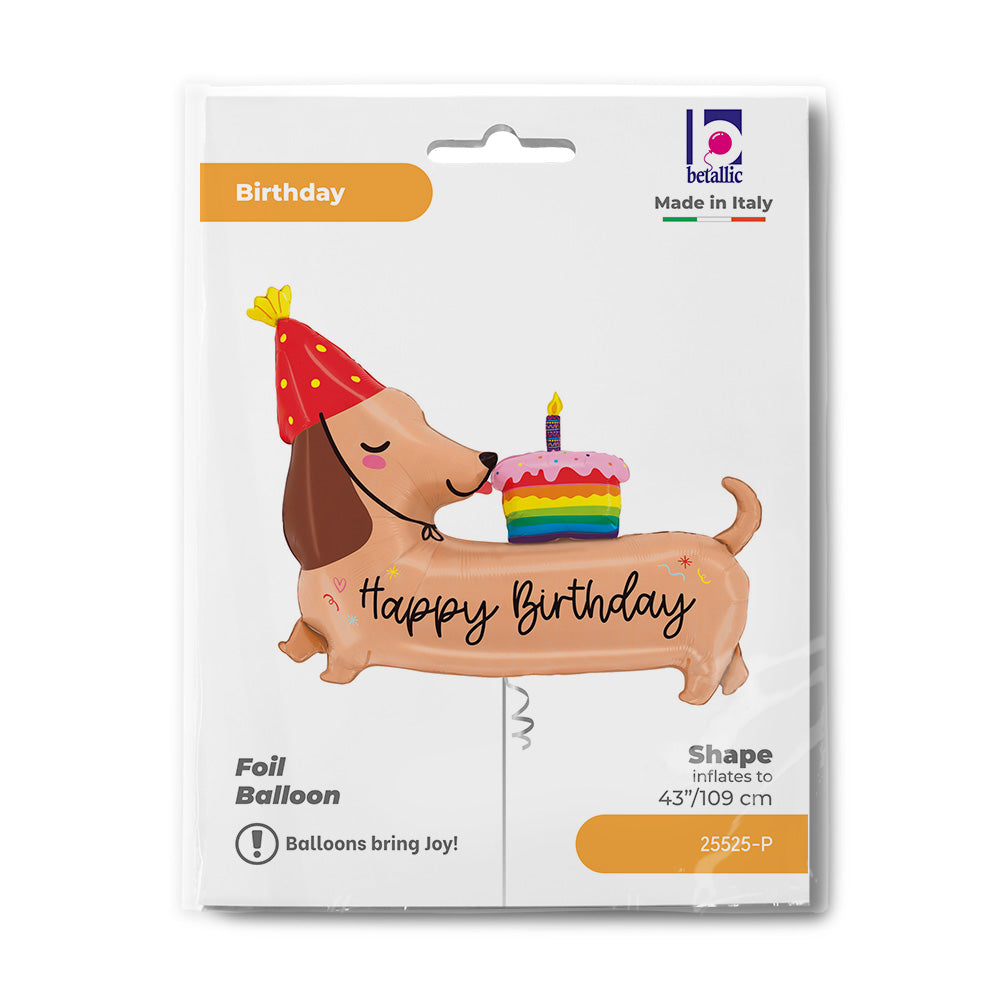 das-kost-mland-dekorationen-folienballon-happy-birthday-hund-109-cm image 2