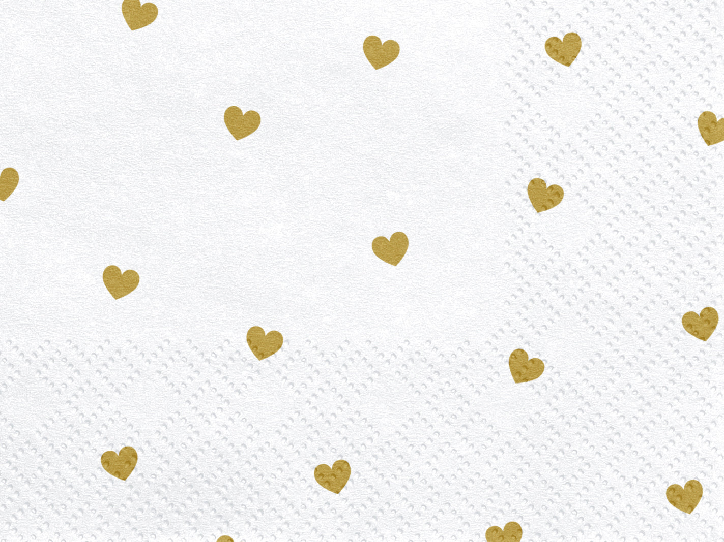 das-kost-mland-herzen-servietten-20stk-33x33cm-wei-gold-papier image 4