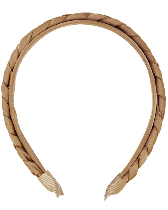 das-kost-mland-accessoires-haarreif-rabea-flechtzopf-hellbraun image 1