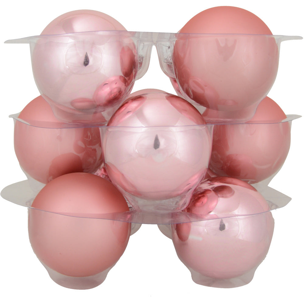 riffelmacher-glas-weihnachtskugeln-koffer-24-stk-6cm-altrosa image 3
