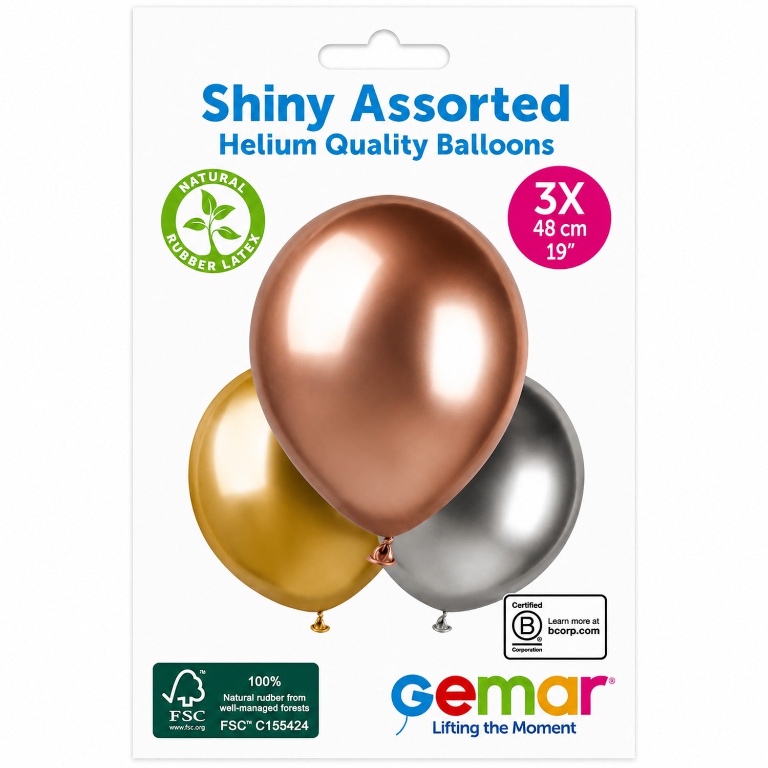 das-kost-mland-dekorationen-latexballon-48cm-gold-3-st-ck image 2