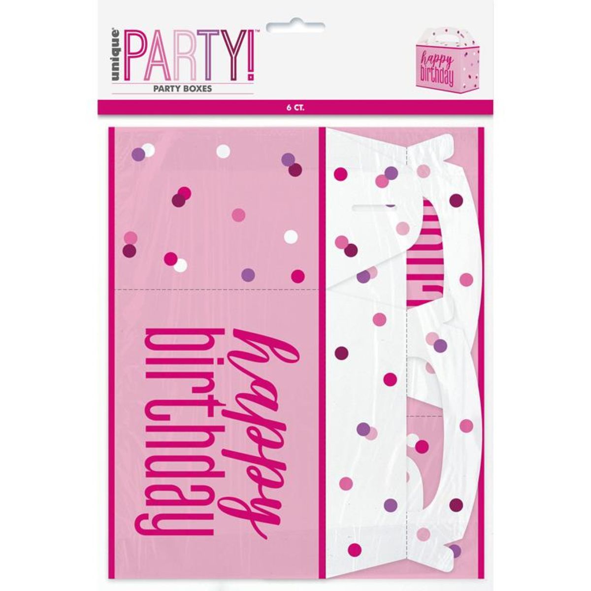 das-kost-mland-happy-birthday-glitz-partybox-pink-6-stk image 2