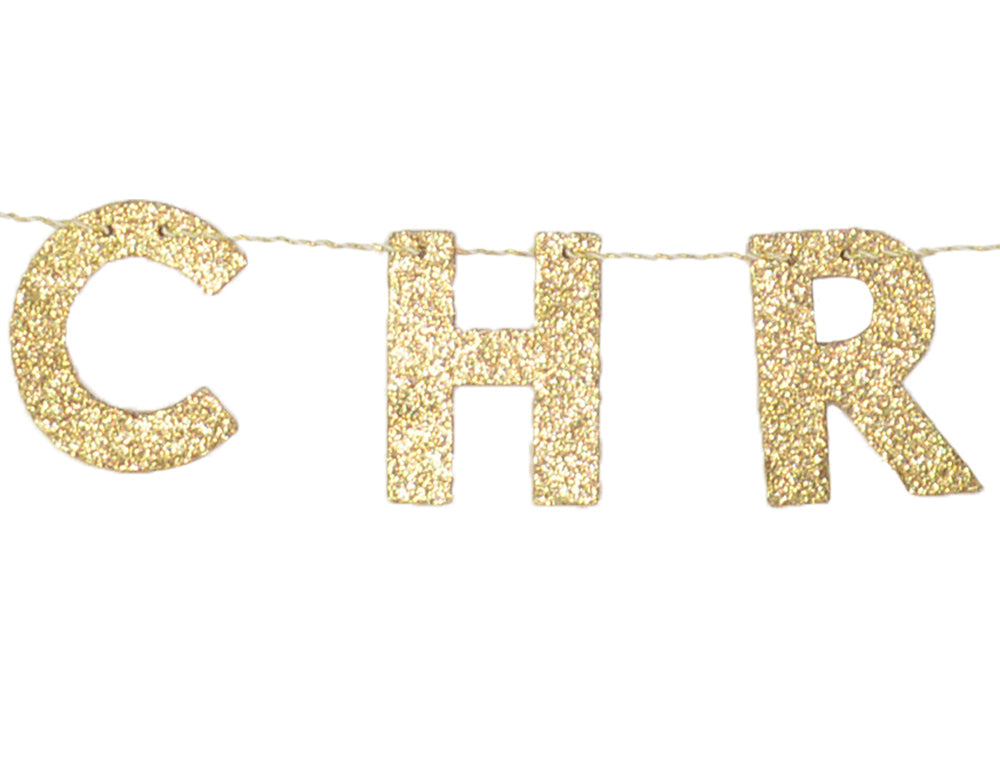 das-kost-mland-merry-christmas-holz-girlande-190-cm-gold image 3