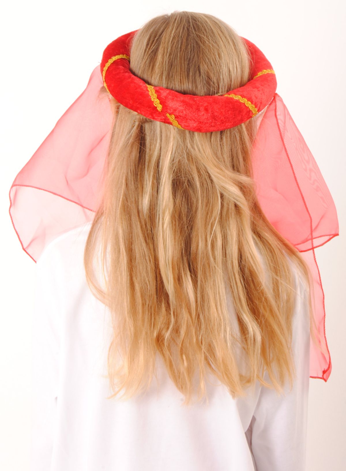 das-kost-mland-helena-mittelalter-haarband-m-dchen-rot-schleier image 7
