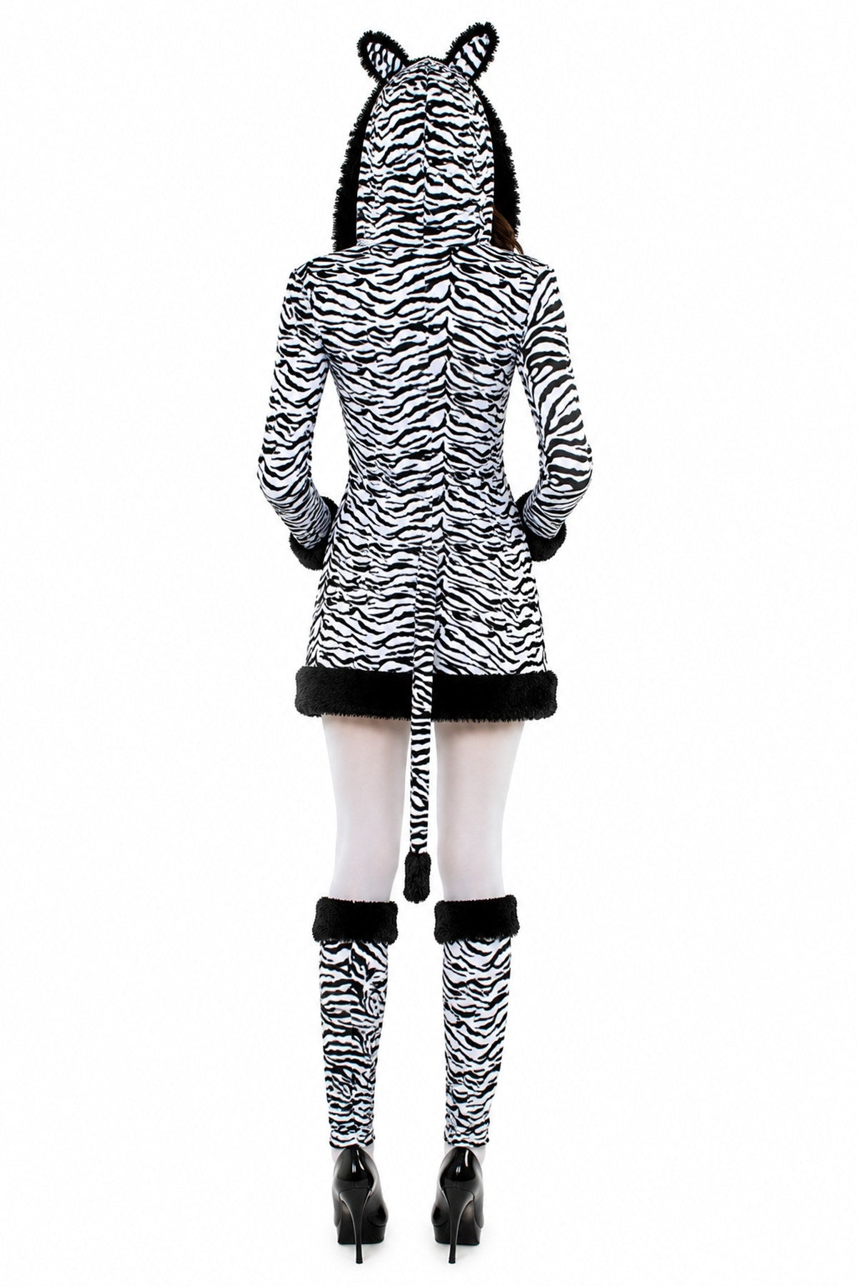 das-kost-mland-zebra-damenkost-m-kleid-mit-stulpen image 7