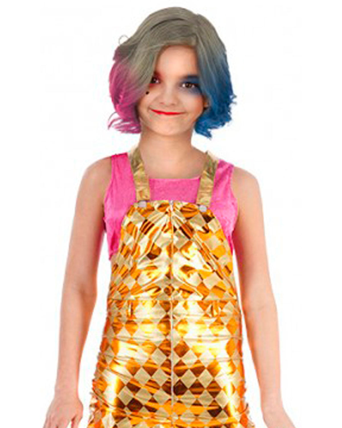 das-kost-ml-nd-m-dchen-clown-harley-kost-m-gold-rosa-152 image 2