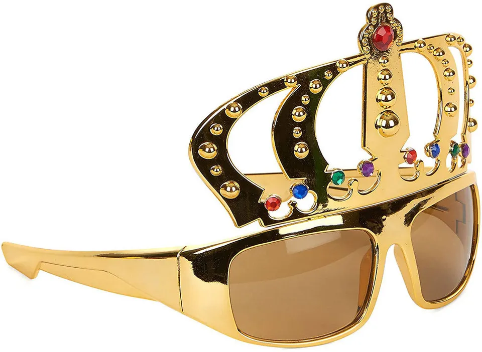 das-kost-mland-brille-k-nig-krone-partybrille-karneval image 1