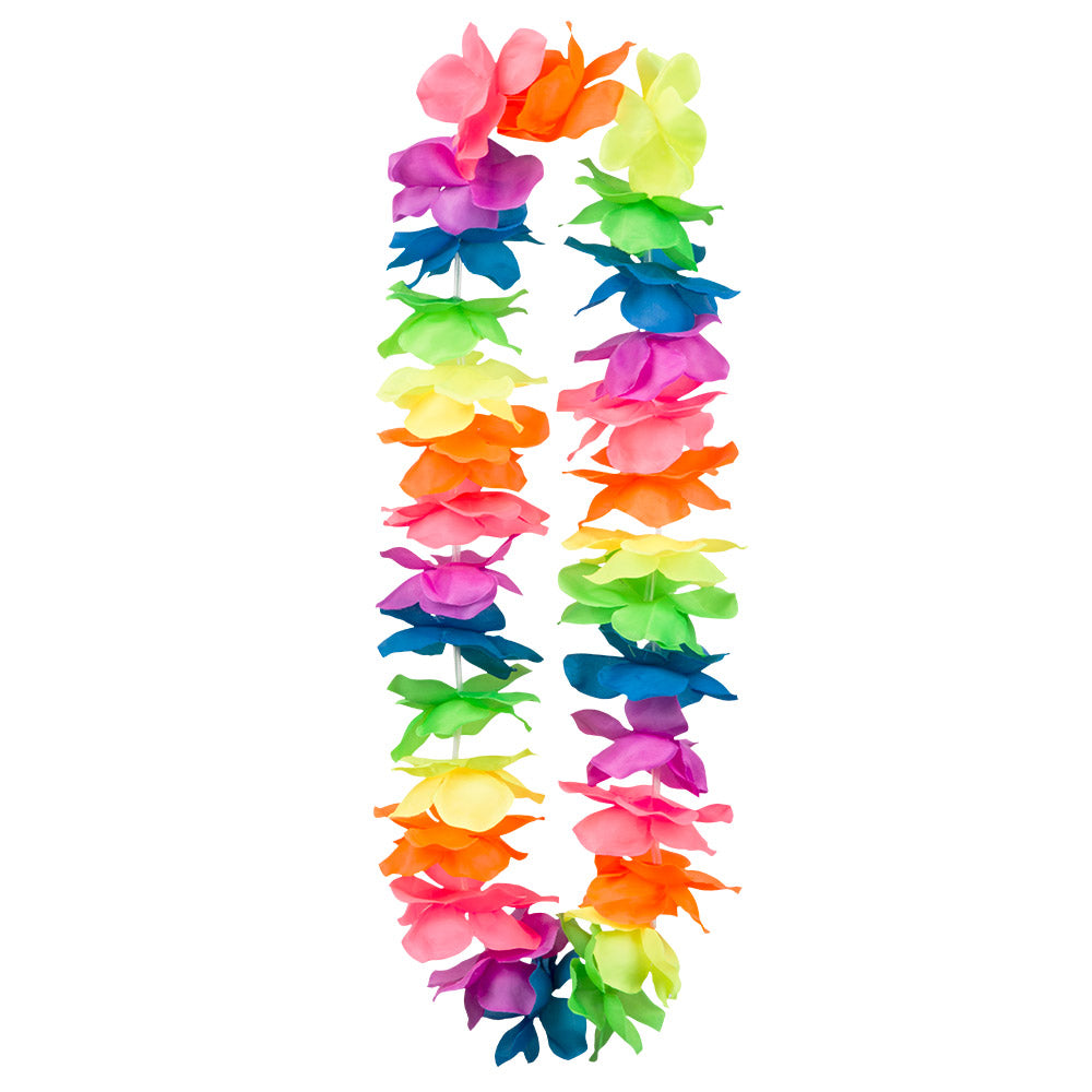das-kost-mland-ohana-de-luxe-hawaii-blumenkette-mehrfarbig image 2