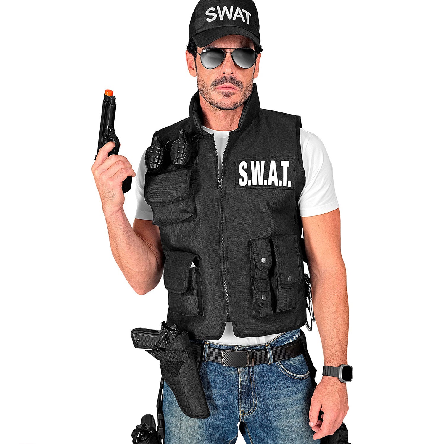 das-kost-mland-taktisches-holster-schwarz-pistole-polizei-fbi-zubeh-r image 7