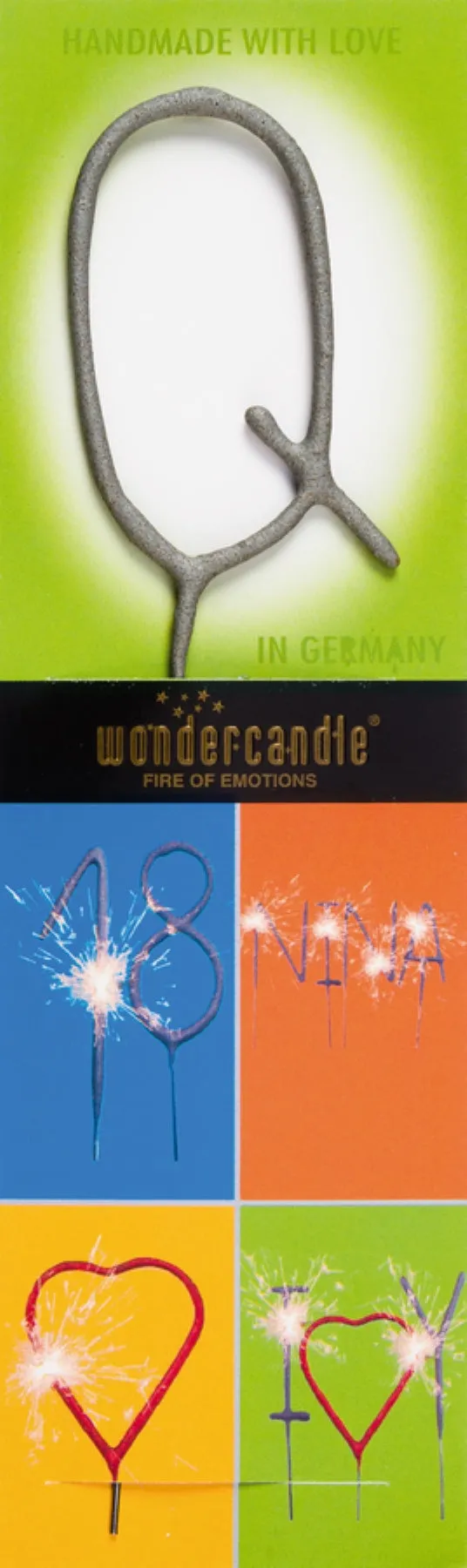 das-kost-mland-wunderkerze-buchstabe-q-classic-6-5cm image 1