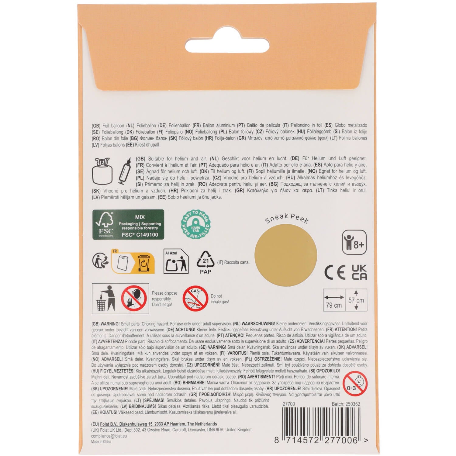 das-kost-mland-capybara-shape-folienballon-69x50-cm image 3