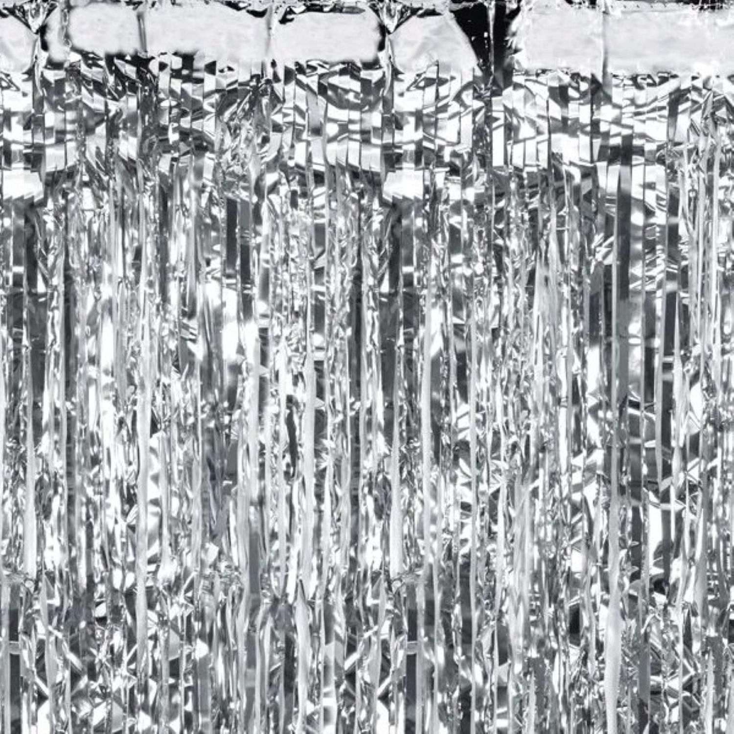 das-kost-mland-dekorationen-t-rvorhang-lametta-silber-100x200cm image 1