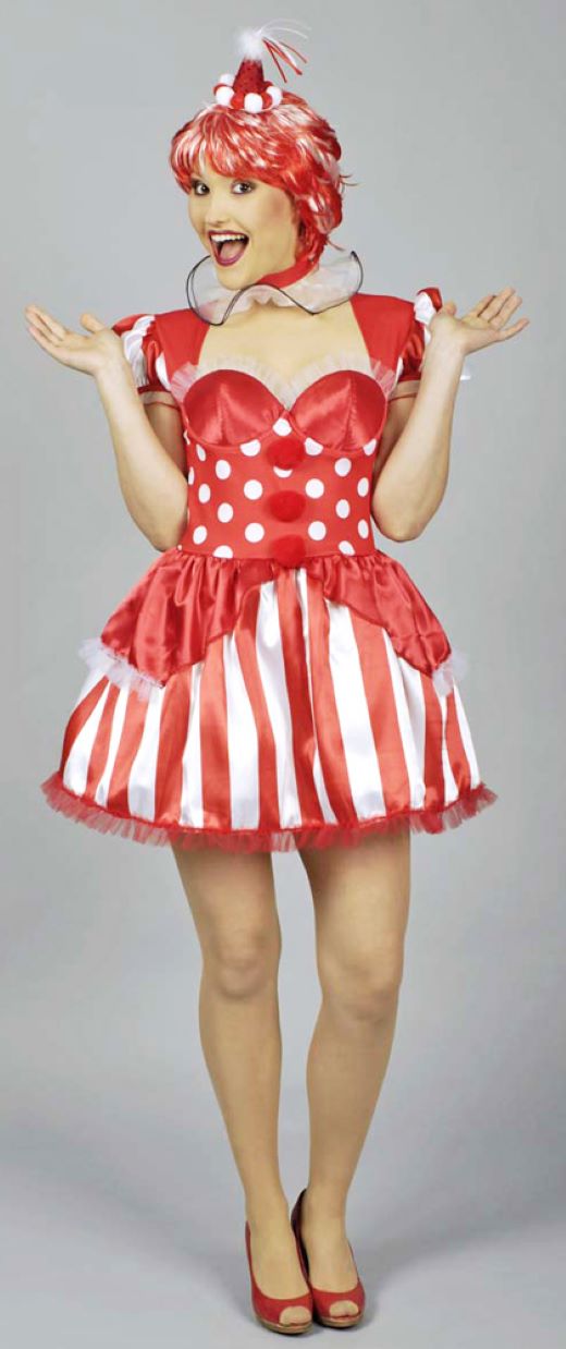 clown-red-kost-m-damen-clownkost-m-rot-wei image 2
