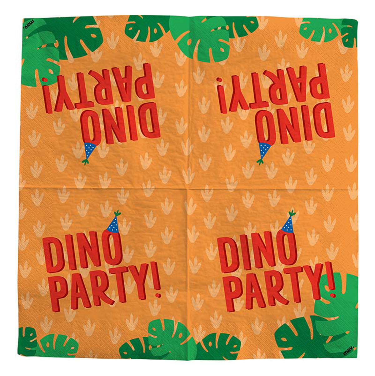 das-kost-mland-dekorationen-dinosaurier-servietten-20-stk-33x33-cm image 2
