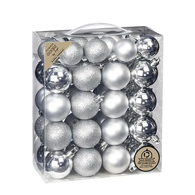 das-kost-mland-dekorationen-weihnachtskugeln-silber-44-stk image 1