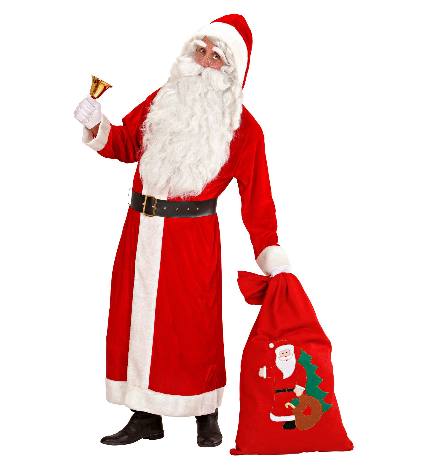 das-kost-mland-accessoires-weihnachtsmann-samt-mantel-g-rtel-xxl image 3