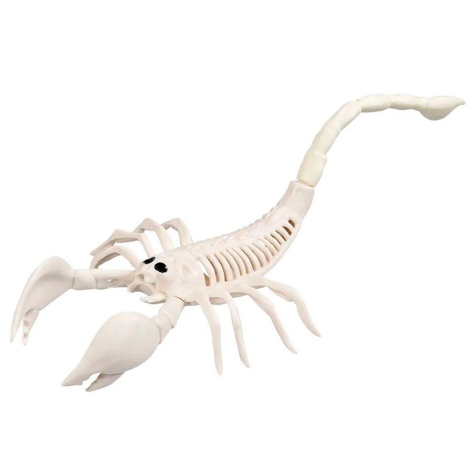 das-kost-mland-dekorationen-skorpion-skelett-33-cm-halloween-deko image 1