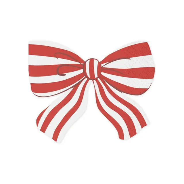 das-kost-mland-christmas-schleife-servietten-rot-12-st-ck-16x13cm image 1