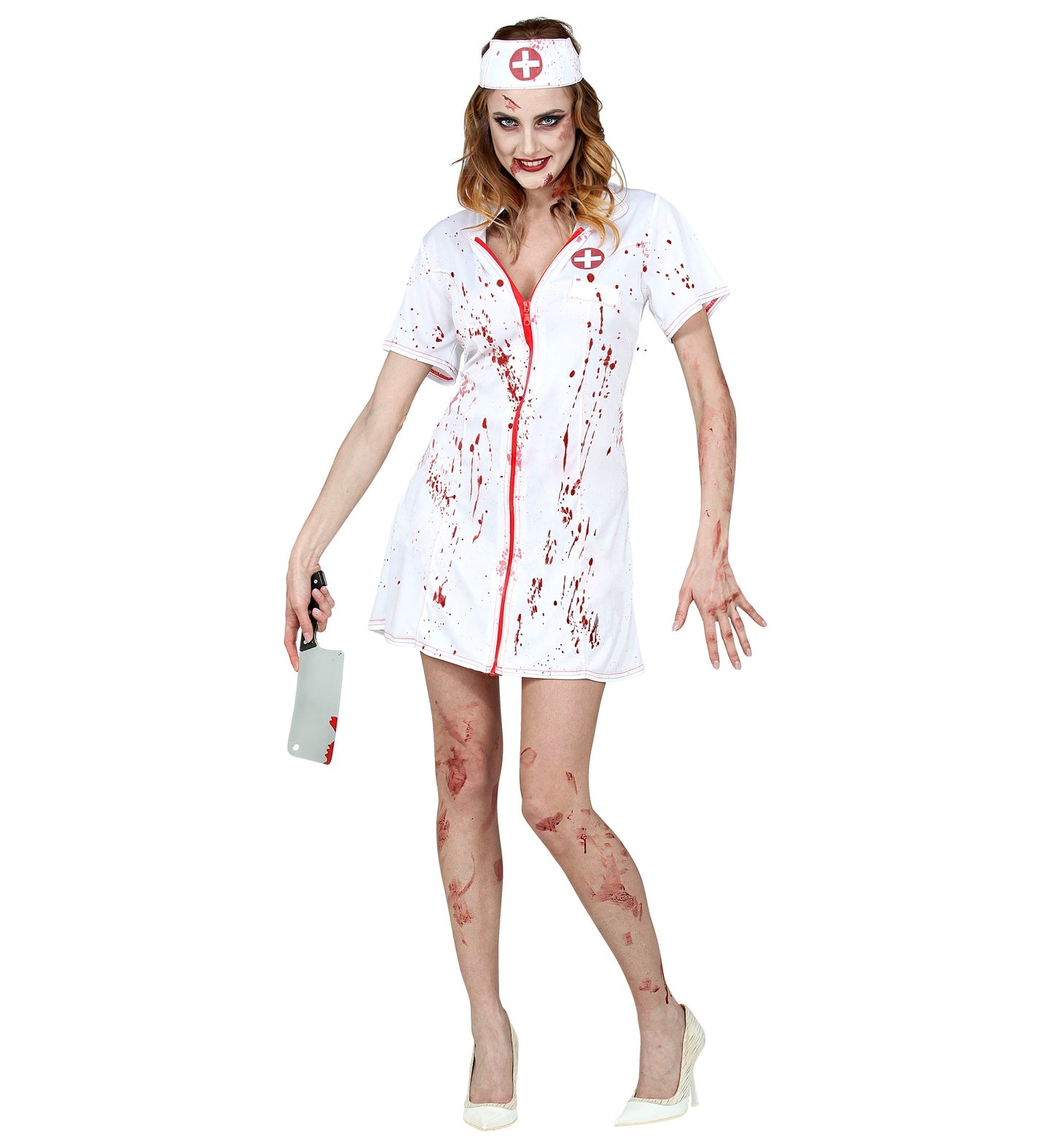 das-kost-mland-zombie-krankenschwester-kost-m-damen-gr-l-blutig image 2