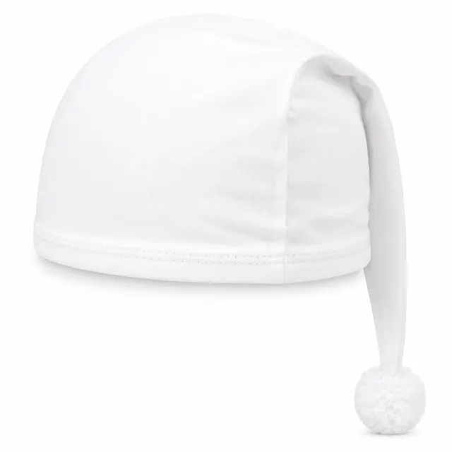das-kost-mland-kinder-schlafm-tze-bommel-wei-baumwolle-50cm image 1