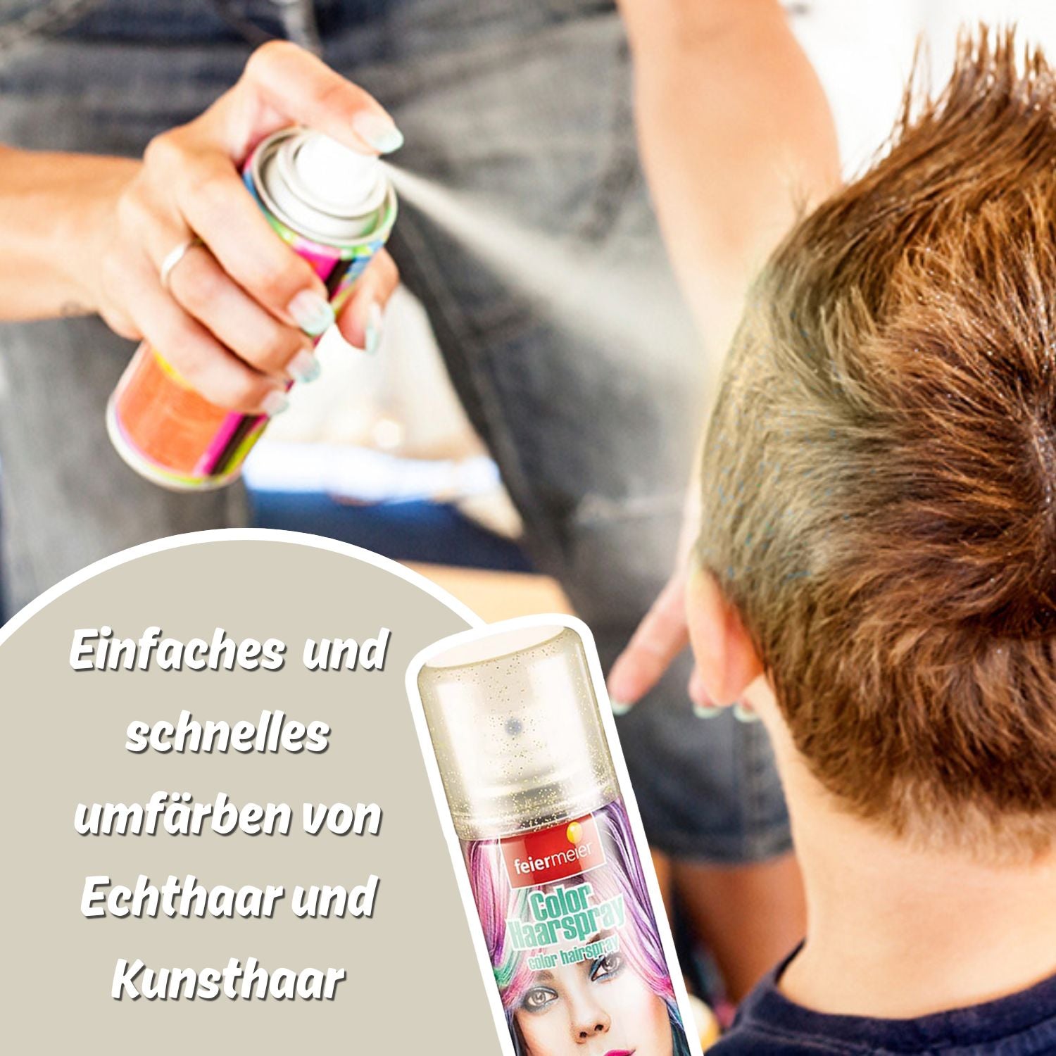 feiermeier-glitter-haarspray-125ml-gold-auswaschbar image 3