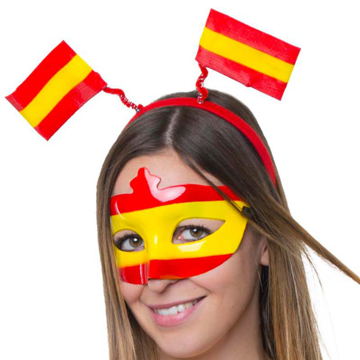 das-kost-mland-spanien-flagge-haarreif-fan-accessoire image 1