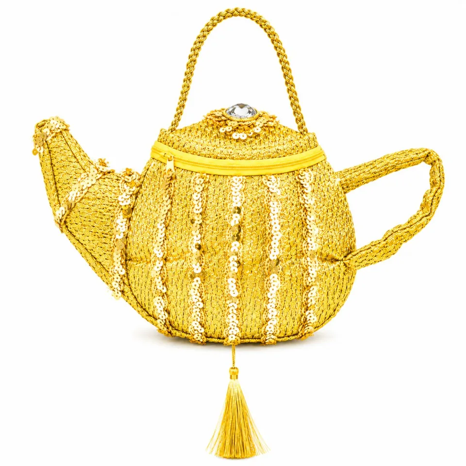 das-kost-mland-handtasche-wunderlampe-kost-m-tasche-gold-pailletten image 1