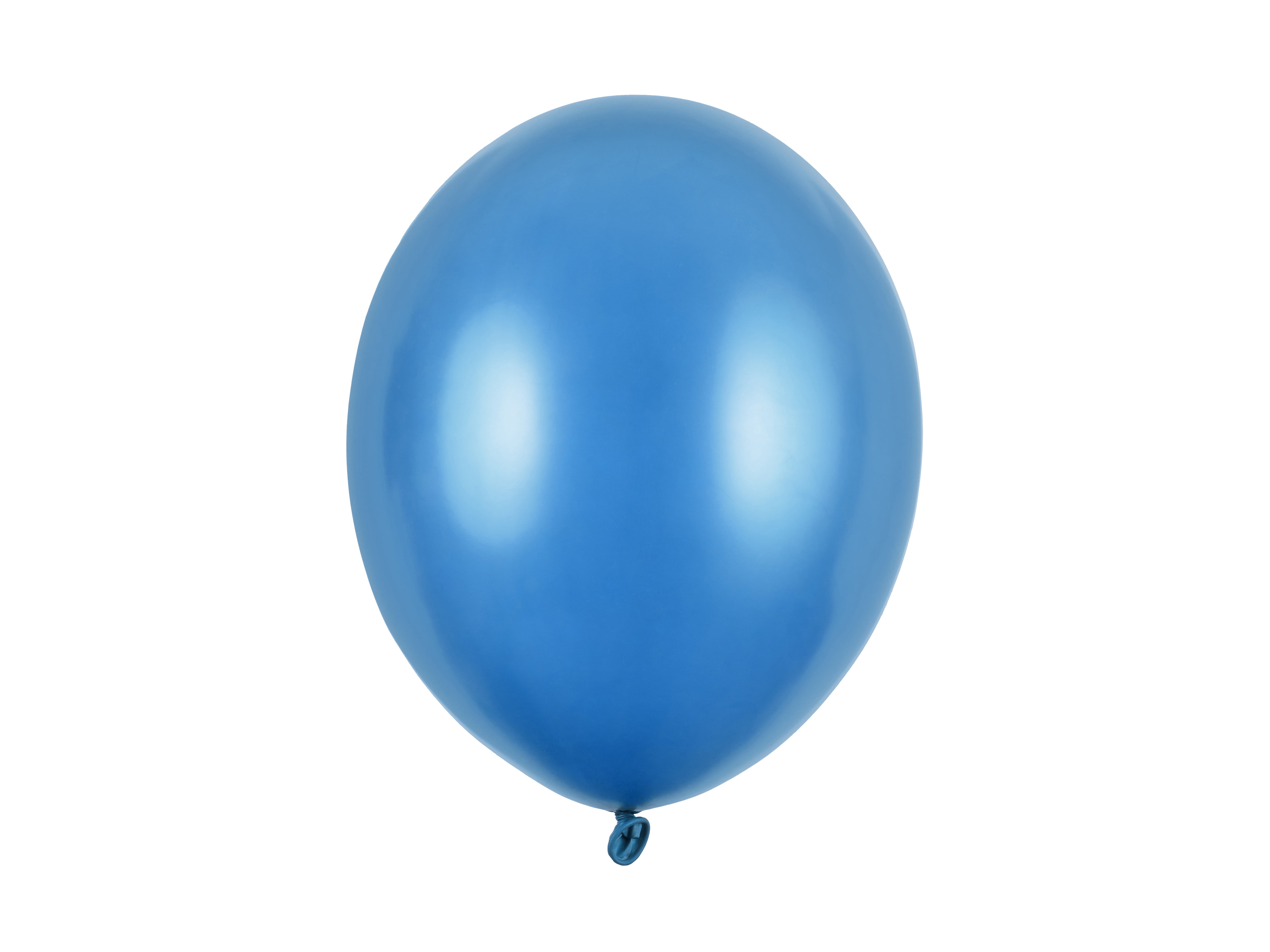 das-kost-mland-luftballon-uni-metallic-blau-30cm-10-stk image 1
