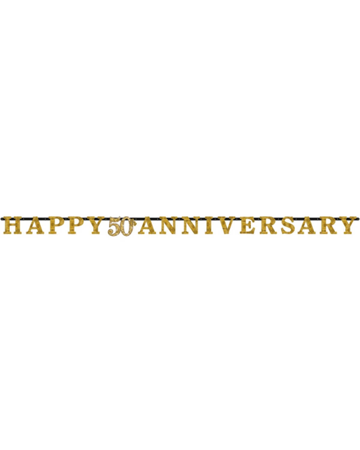 das-kost-mland-happy-50th-anniversary-girlande-gold-300-cm-pappe image 1