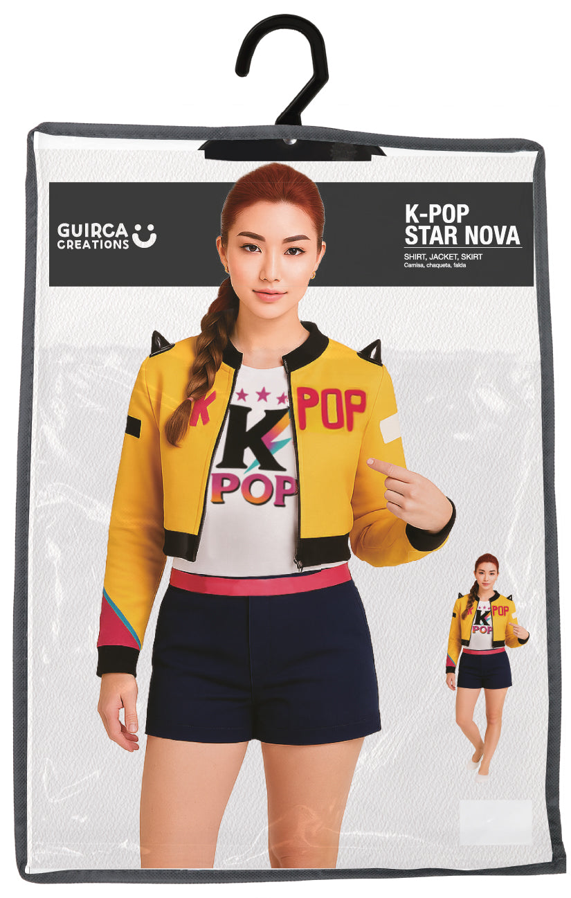 das-kost-mland-nova-k-pop-kost-m-damen-gelb-schwarz image 6