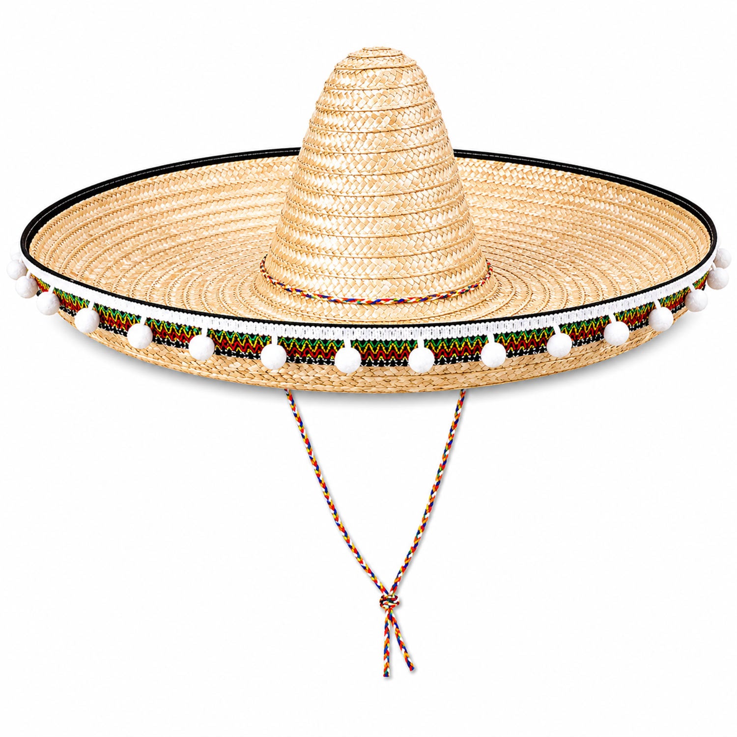 das-kost-mland-accessoires-mexikaner-sombrero-natur-60-cm image 2
