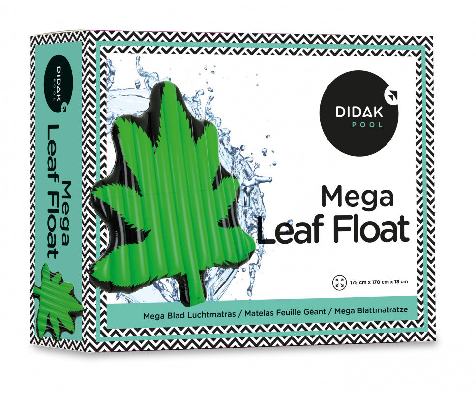 das-kost-mland-hanf-blatt-xl-luftmatratze-175x170-cm-pool image 2