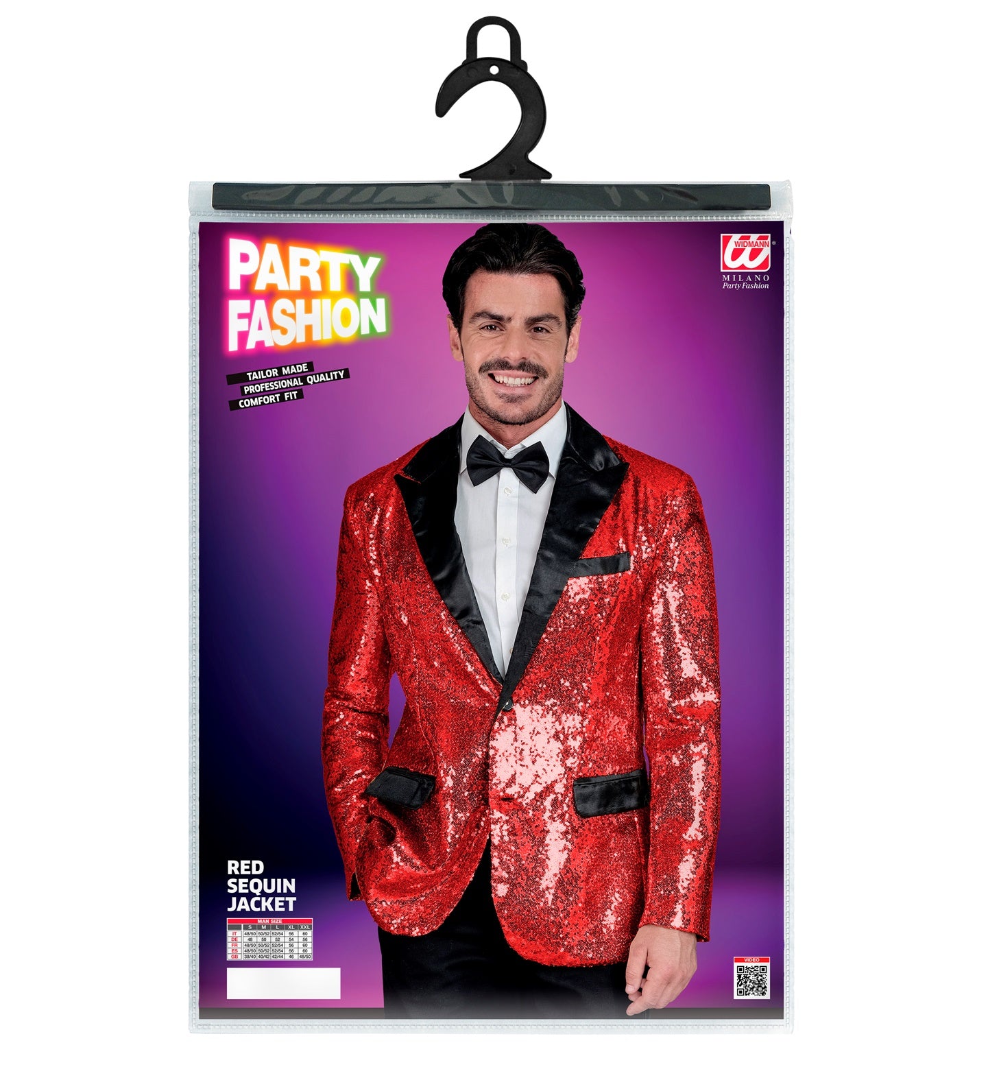 das-kost-mland-herren-pailletten-jackett-glitter-rot-gr-e-l image 4
