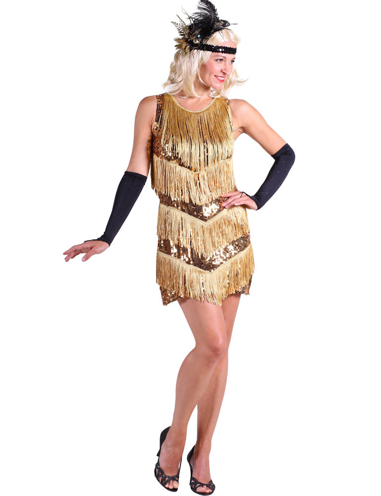 das-kost-mland-dazzle-me-charleston-kleid-gold-gr-e-m image 2