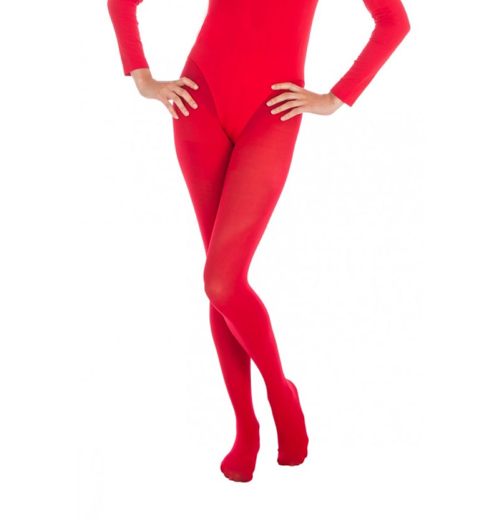 das-kost-mland-accessoires-strumpfhose-60-den-rot-s-m-blickdicht image 1