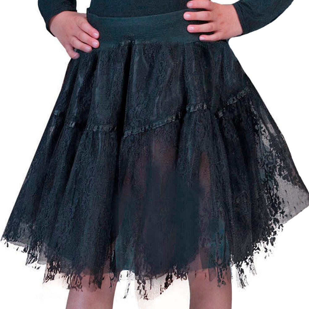 das-kost-mland-m-dchen-spitzenrock-petticoat-schwarz-40-cm image 2