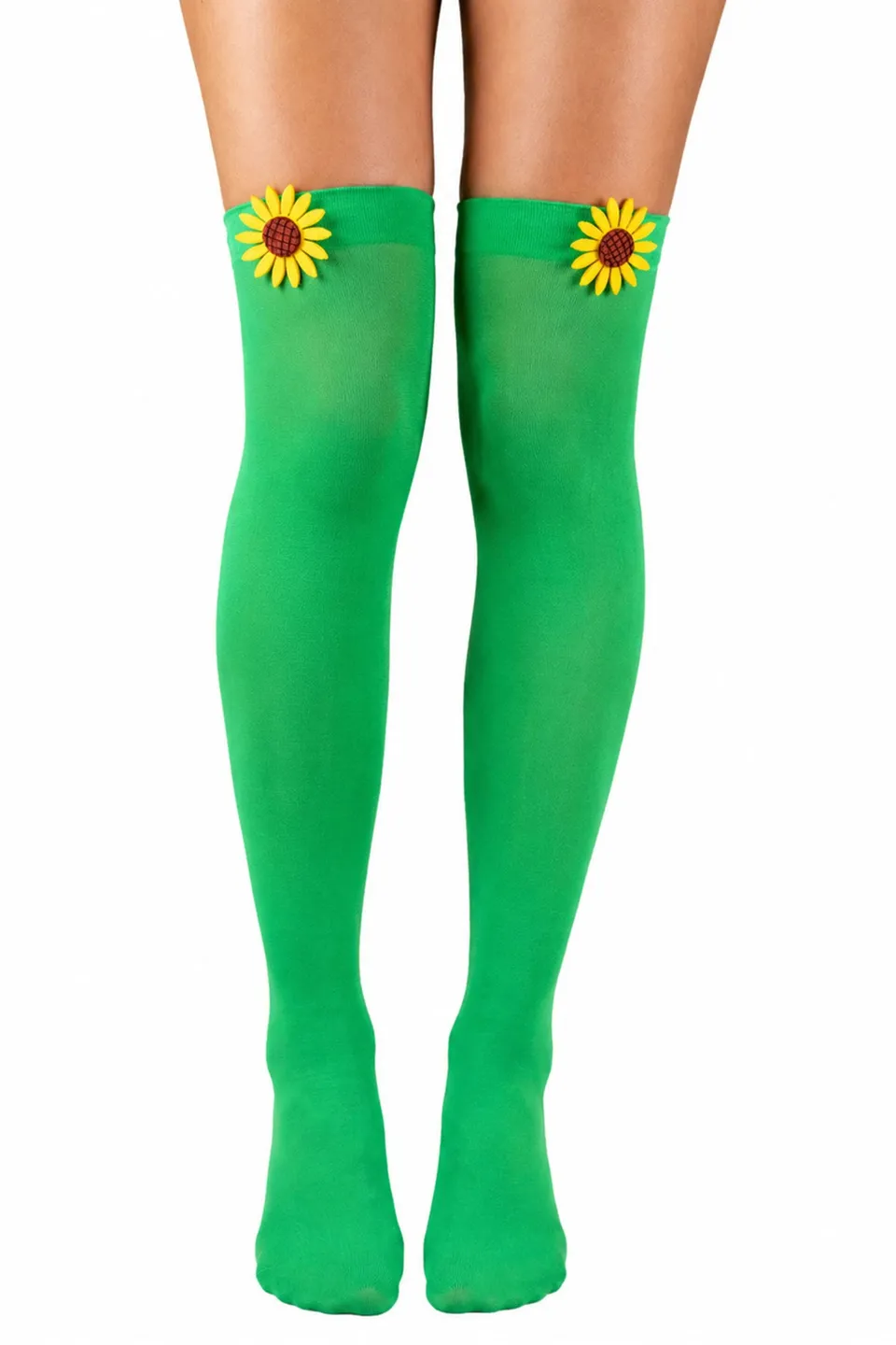 das-kost-mland-sonnenblume-414011-overknees-gr-n-mit-blume image 1