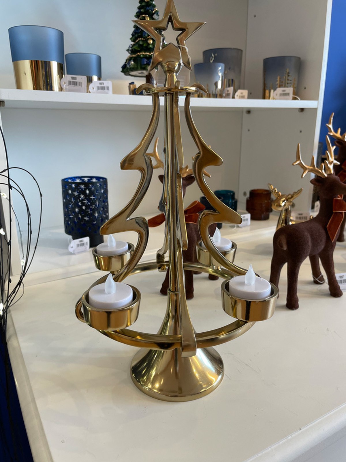 riffelmacher-kerzenst-nder-weihnachtsbaum-gold-22x37cm-24168 image 6