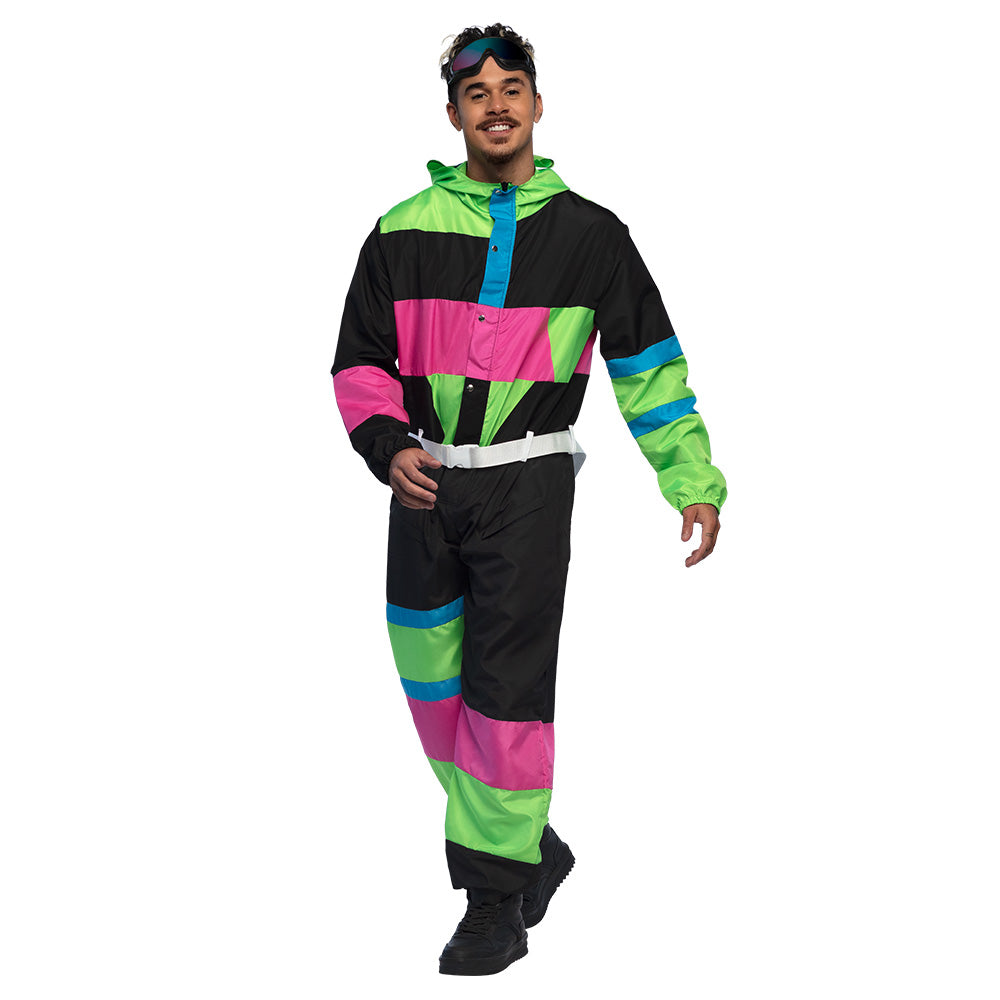das-kost-mland-herren-skianzug-80s-overall-schwarz-gr-l image 1