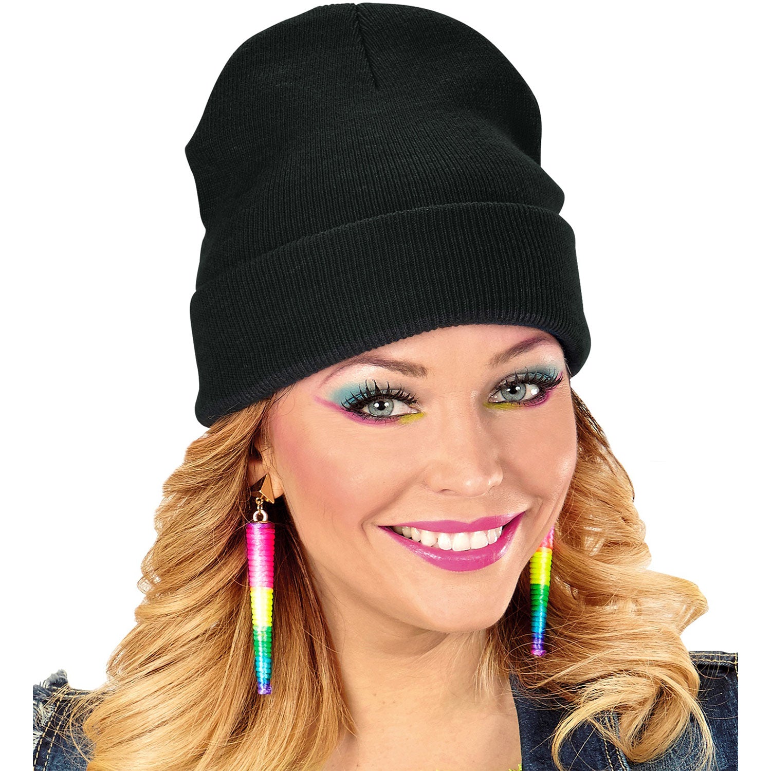 das-kost-mland-80er-jahre-beanie-m-tze-schwarz image 3